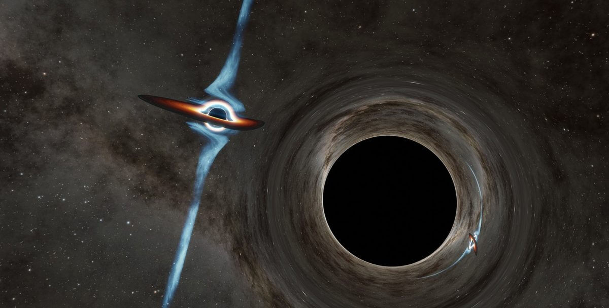 2つの超大質量ブラックホール