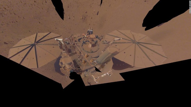 火星探査機から届いた最後の「自撮り