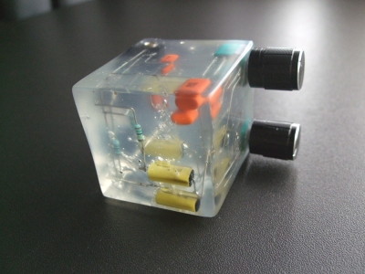 3D配線によるUVレジン硬化CRトーンコントロール回路完成05