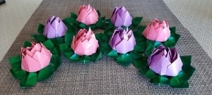 折り紙蓮の花２