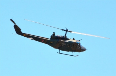 UH-1　航空偵察 大久保駐屯地創立65周年・第4施設団創隊61周年記念行事（大久保駐屯地）