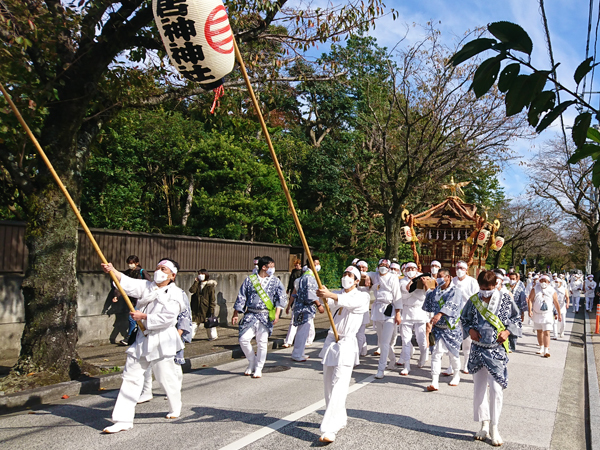 小田原市 居神神社創建500年奉祝祭 神輿渡御