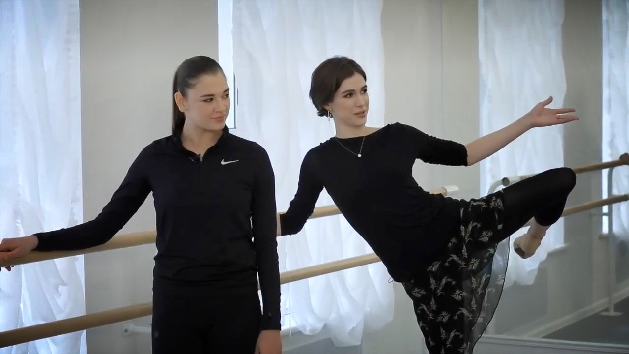 Gymnast vs. Ballerina. Aleksandra Soldatova & Anita Pudikova