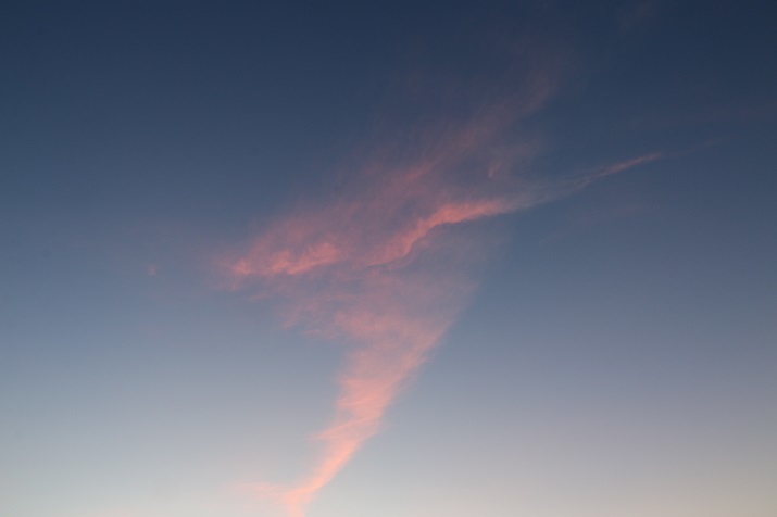 2．朝焼け雲