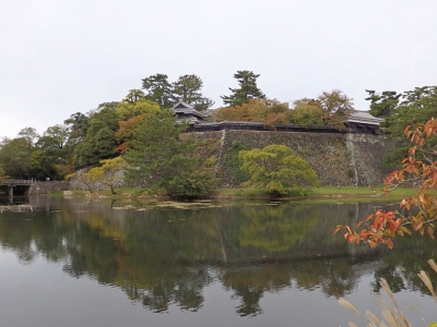 松江城のお堀