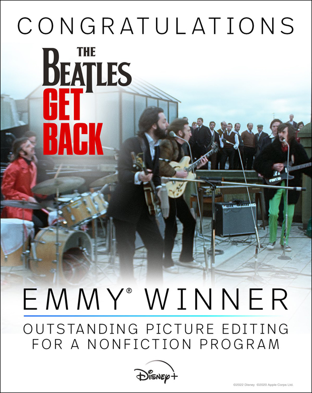 74th Emmy Awards - The Beatles: Get Back