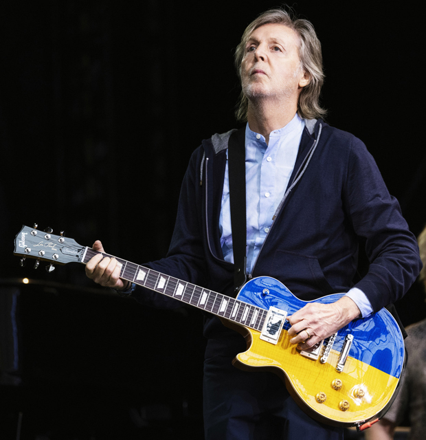 Paul McCartney - Gibson's Ukraine Relief Guitars